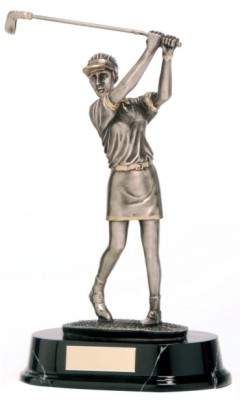 Golf GO-05 Resinbeeld Dame LAATSTE OP=OP!!